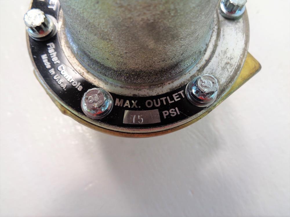 Fisher Regulator, 1/2" NPT, Brass, 6000 PSI, #1301F-1